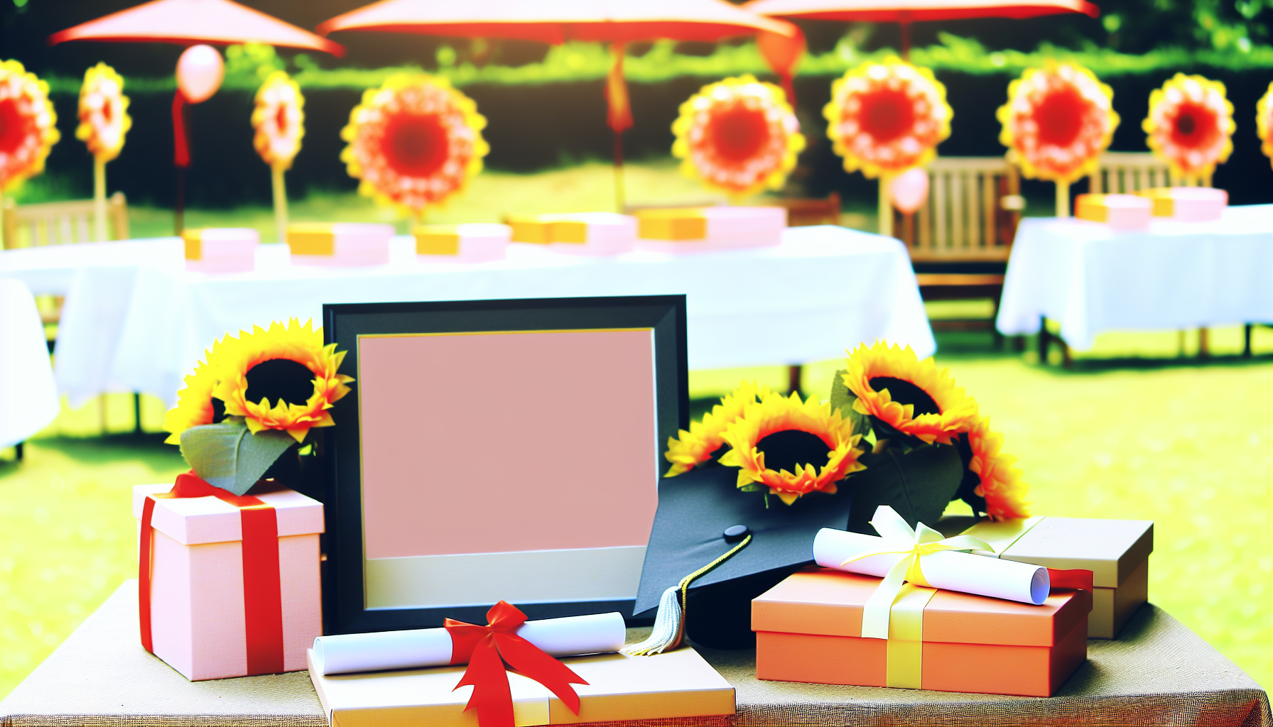 Geschenke zum Abitur - Absolventenhut mit Geschenken